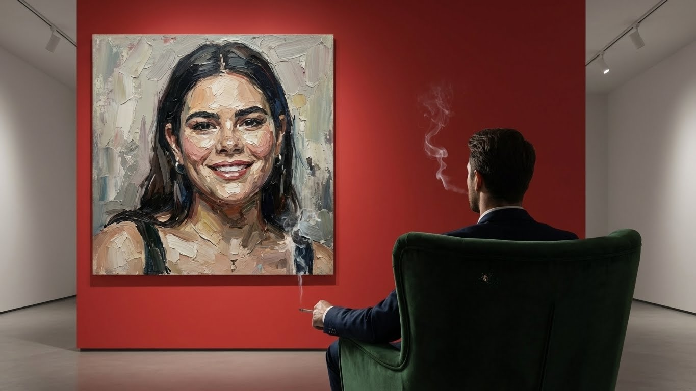 Gallery Gaze: A Cinematic Portrait Mystery